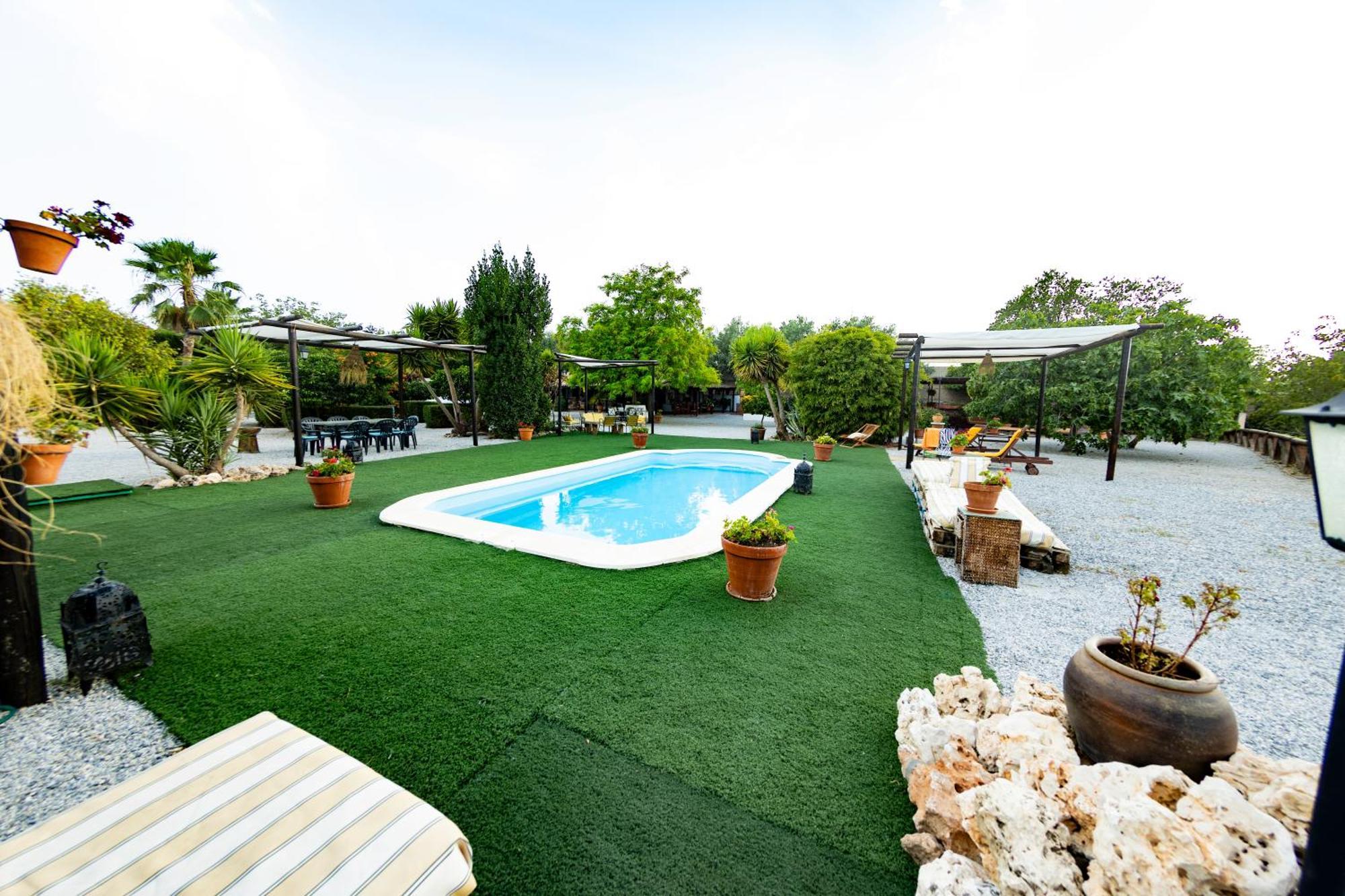La Cuadra, Finca A Los Pies De Sierra Nevada, A 10 Minutos Del Centro, Piscina, Jardin, Barbacoa La Zubia  Exteriör bild